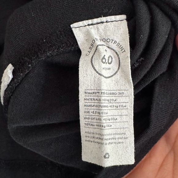 Allbirds Black Cotton T-Shirt “Give Comfort Feel Joy” Graphic Tee Size Medium - Picture 4 of 5